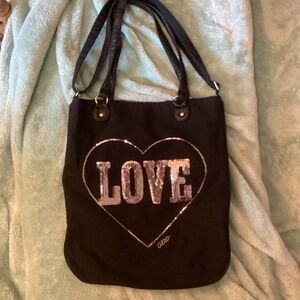 Aeropostale Aero Black Purse Tote Bag